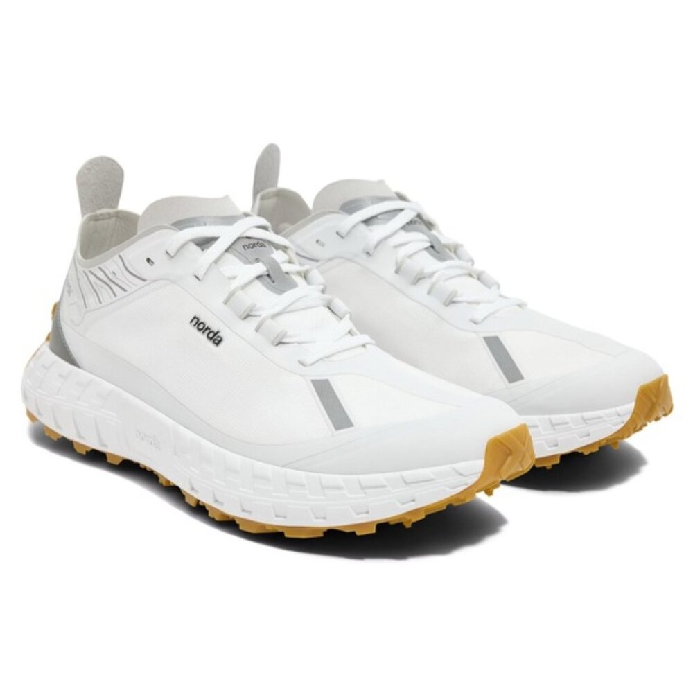 NEW Norda 001A - Men's 12 - White Gum - Trail Running Shoe - 001 A